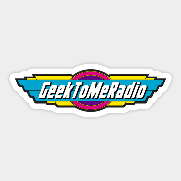 Geek to Me Radio Wings Logo Sticker by Geek To Me Radio